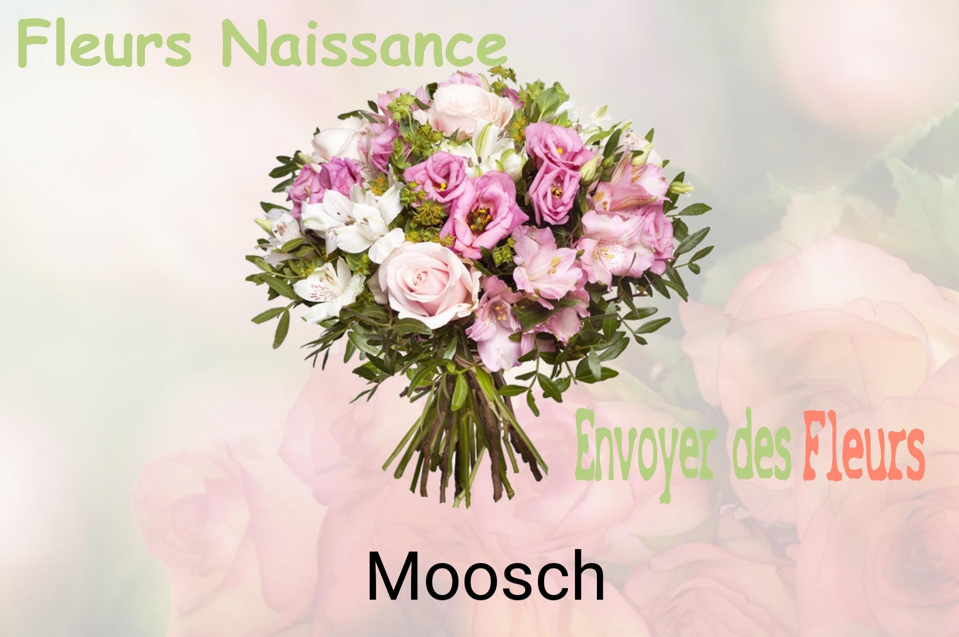 Bouquet de fleurs de naissance livré à Moosch